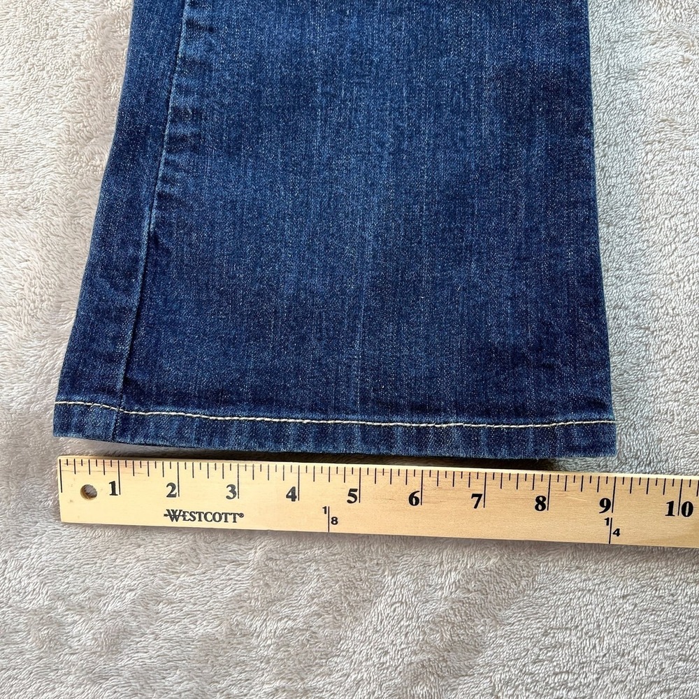 Levi's 518 Superlow Bootcut Jeans 9M W29 L32 Dark Wash  Indie Western Cowgirl - Picture 11 of 12